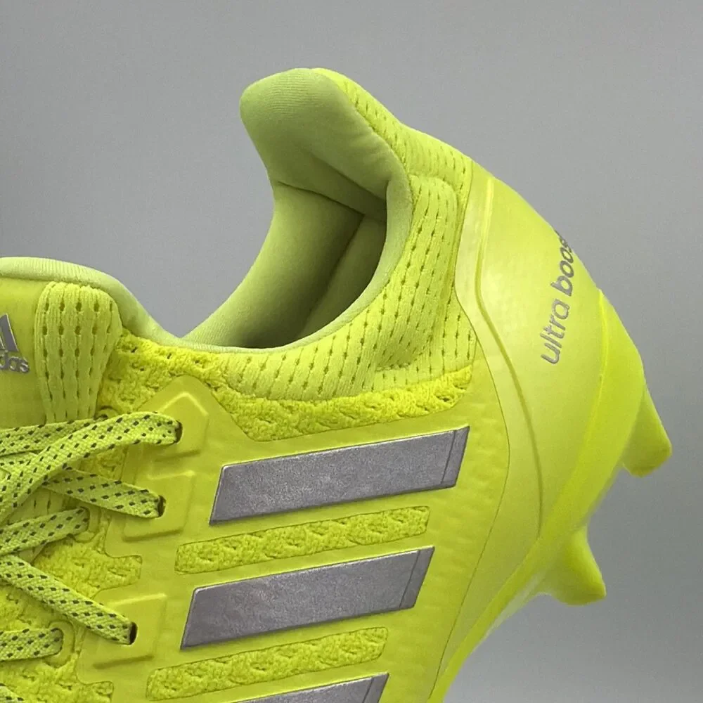 Men's Adidas UltraBoost Football Cleats Solar Yellow JP7413 Size 11.5 NEW